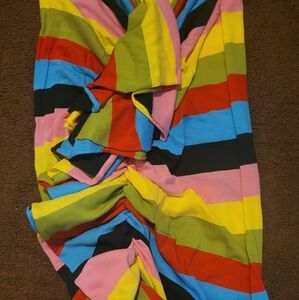 Philthy Ragz Multicolored Ruffle Front Dress NWOT